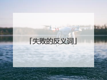 失败的反义词