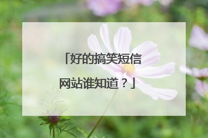 好的搞笑短信网站谁知道?