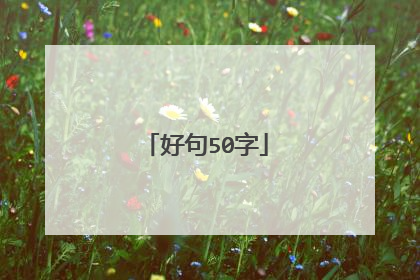 好句50字