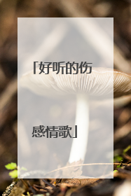 好听的伤感情歌