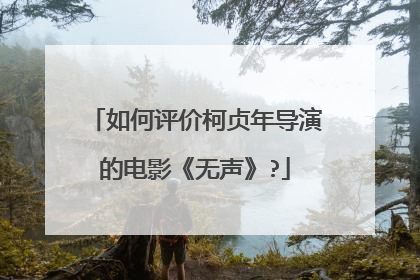 如何评价柯贞年导演的电影《无声》?