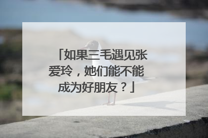如果三毛遇见张爱玲,她们能不能成为好朋友?