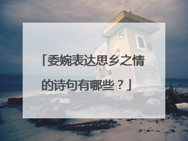 委婉表达思乡之情的诗句有哪些?