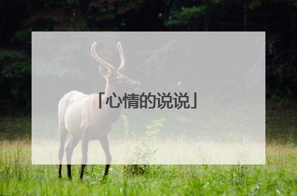 心情的说说