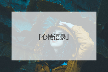 心情语录