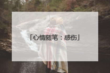 心情随笔：感伤
