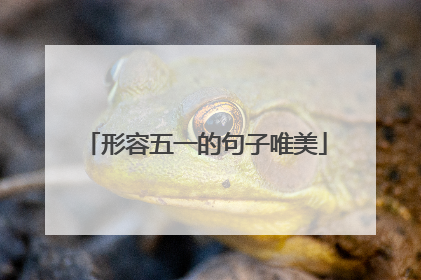 形容五一的句子唯美