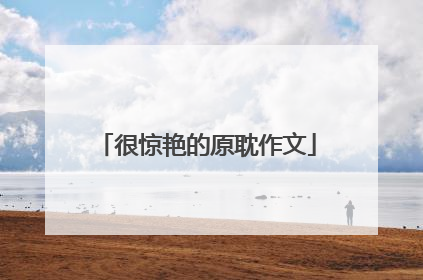 很惊艳的原耽作文