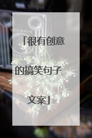 很有创意的搞笑句子文案