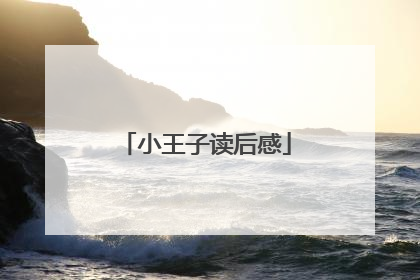 小王子读后感