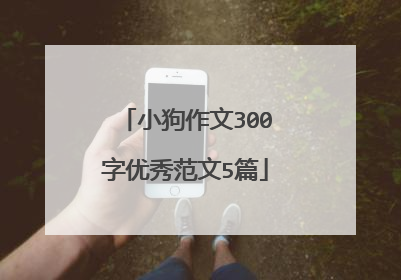 小狗作文300字优秀范文5篇