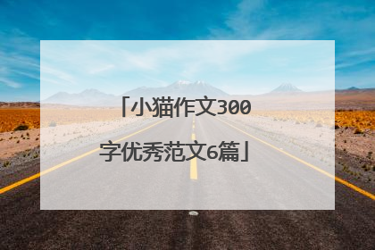 小猫作文300字优秀范文6篇