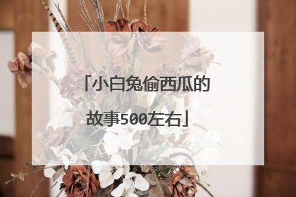 小白兔偷西瓜的故事500左右