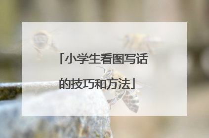 小学生看图写话的技巧和方法
