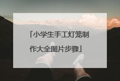 小学生手工灯笼制作大全图片步骤