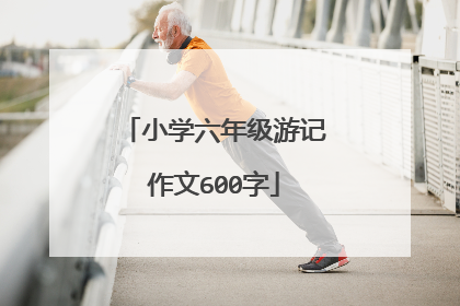 小学六年级游记作文600字