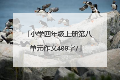 小学四年级上册第八单元作文400字/