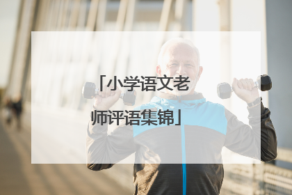 小学语文老师评语集锦