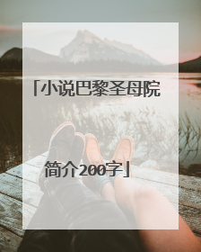小说巴黎圣母院简介200字