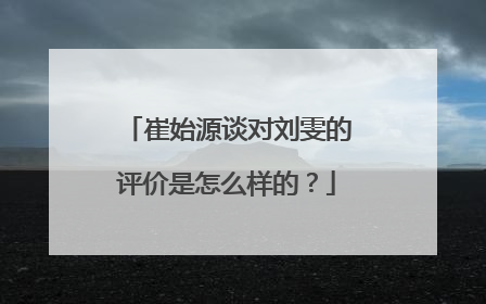 崔始源谈对刘雯的评价是怎么样的？
