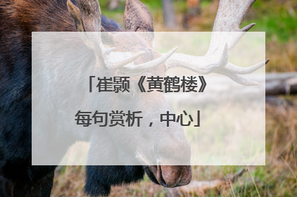 崔颢《黄鹤楼》每句赏析,中心