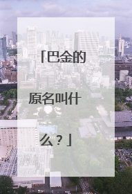 巴金的原名叫什么？