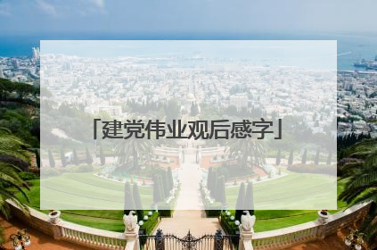 建党伟业观后感字