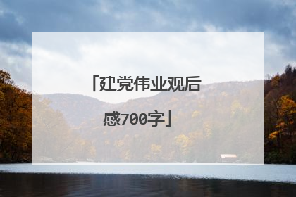 建党伟业观后感700字