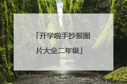 开学啦手抄报图片大全二年级