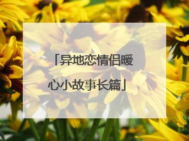 异地恋情侣暖心小故事长篇