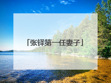 张铎第一任妻子