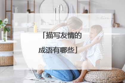 描写友情的成语有哪些