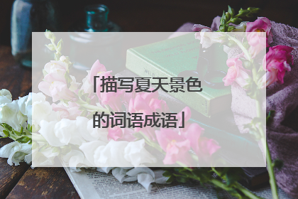 描写夏天景色的词语成语