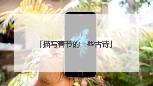 描写春节的一些古诗