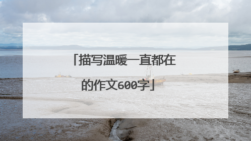 描写温暖一直都在的作文600字