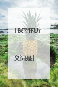 探望的近义词是