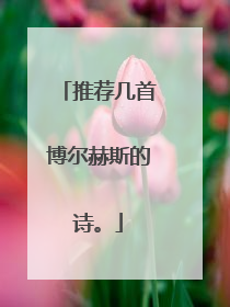 推荐几首博尔赫斯的诗。