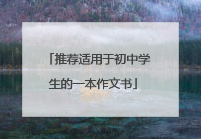 推荐适用于初中学生的一本作文书