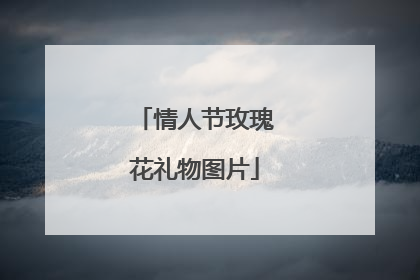 情人节玫瑰花礼物图片