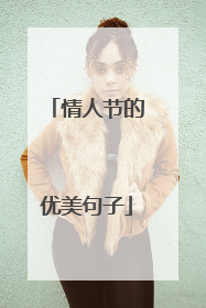 情人节的优美句子