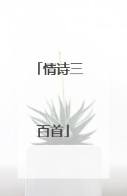 情诗三百首