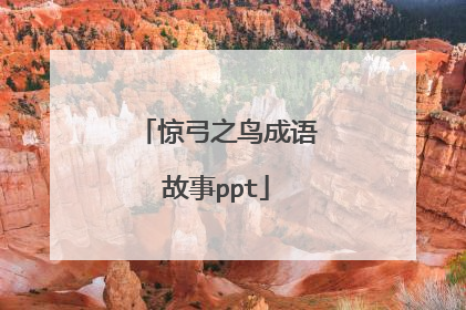 惊弓之鸟成语故事ppt