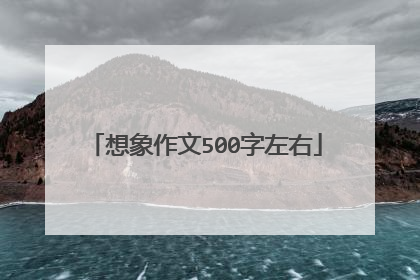 想象作文500字左右