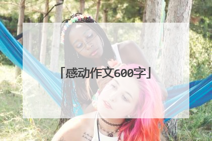 感动作文600字