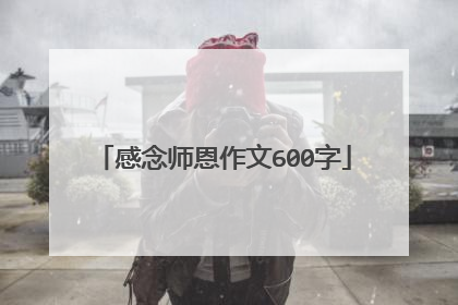 感念师恩作文600字