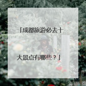成都旅游必去十大景点有哪些？