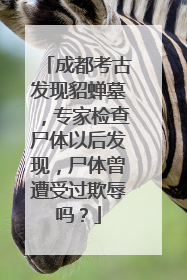 成都考古发现貂蝉墓,专家检查尸体以后发现,尸体曾遭受过欺辱吗?