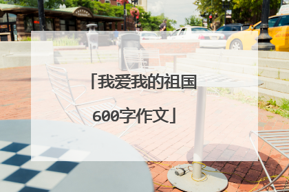 我爱我的祖国600字作文