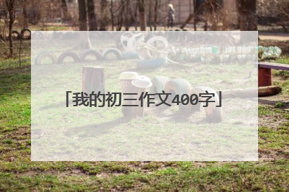 我的初三作文400字