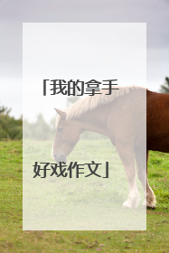 我的拿手好戏作文